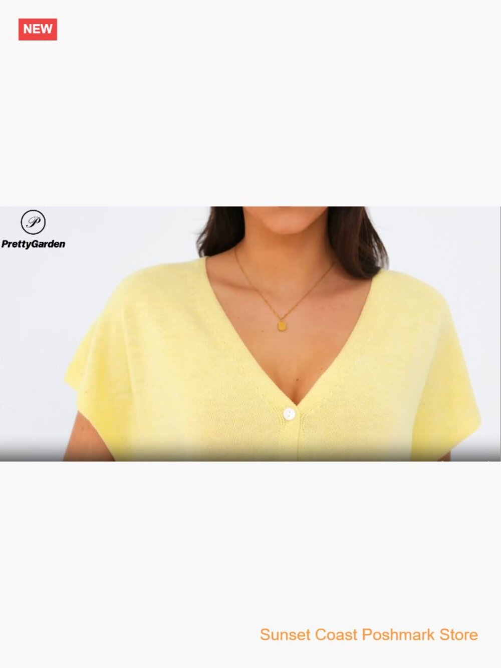 Oversized Batwing Short Sleeve Cardigan Lightweight V-Neck Button Down Knit - Picture 7 of 7